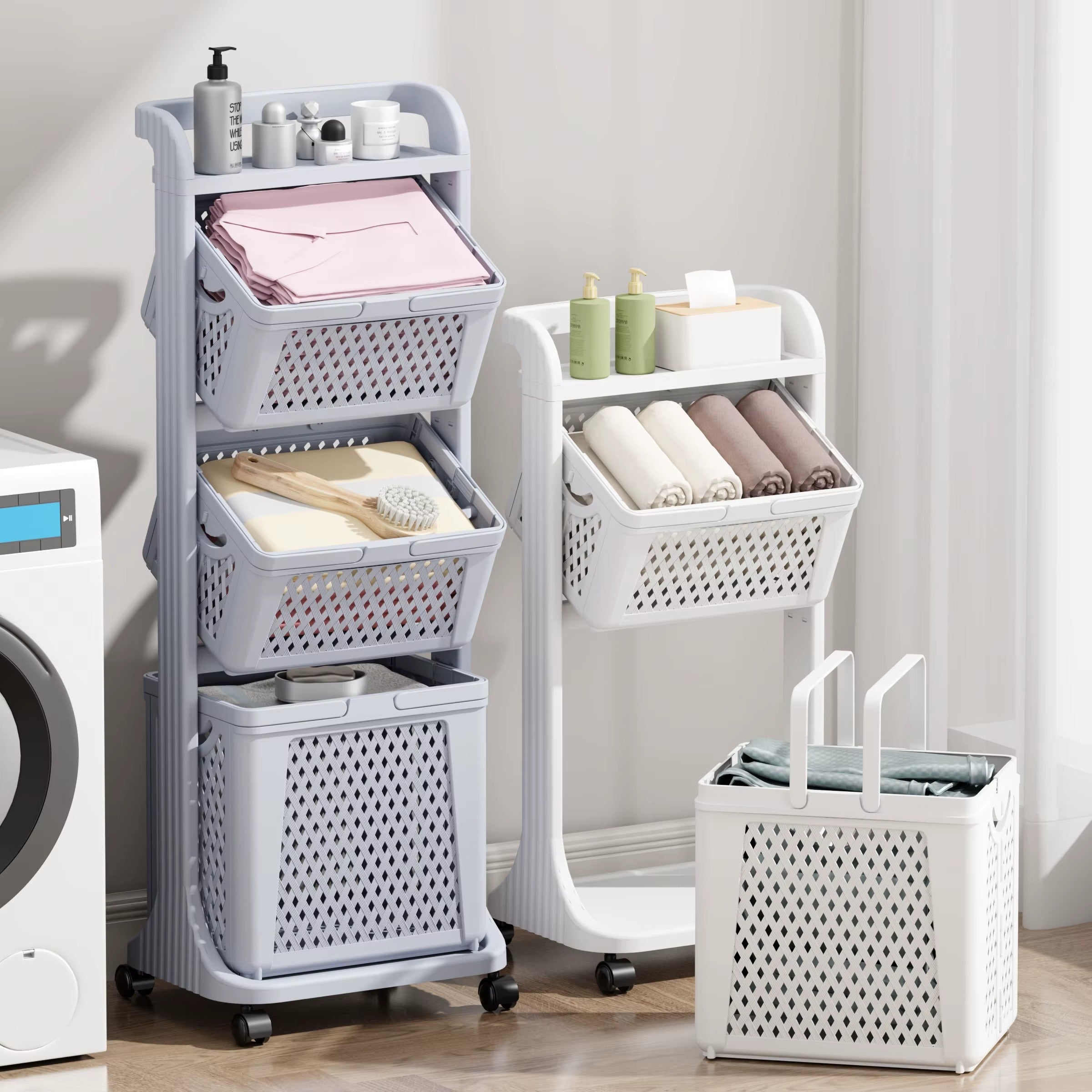 Laundry Basket 2/3 Layer
