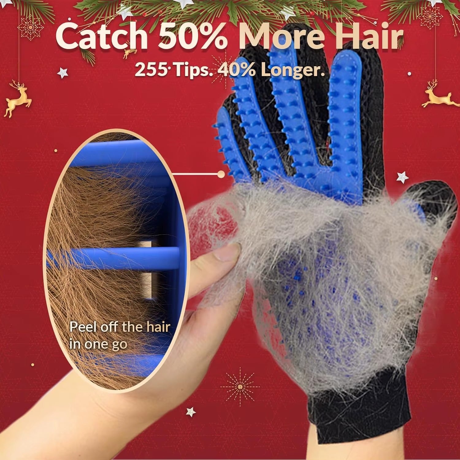 Pet Grooming Glove Brush