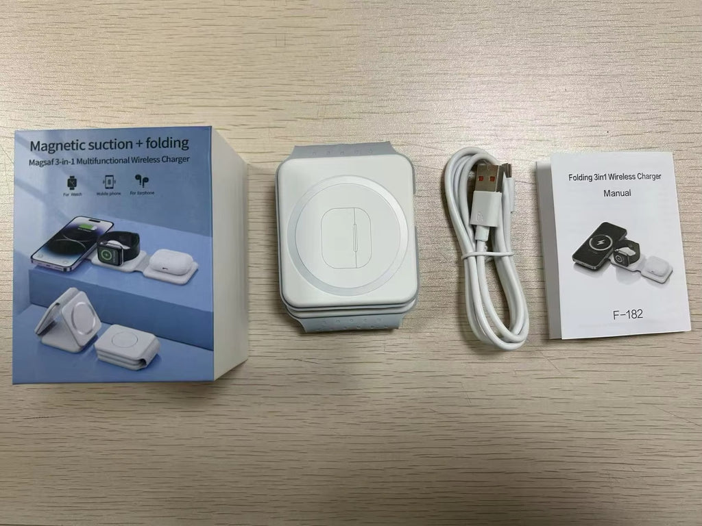 3-in-1 wireless charging station