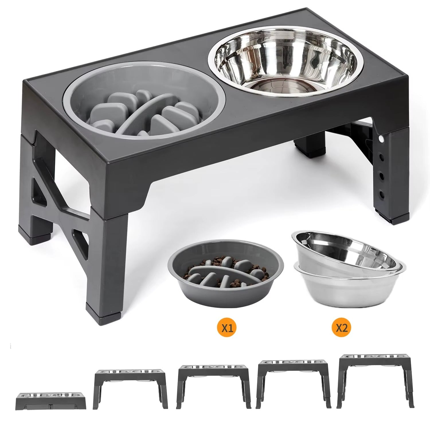 Elevated Pet Feeding Stand