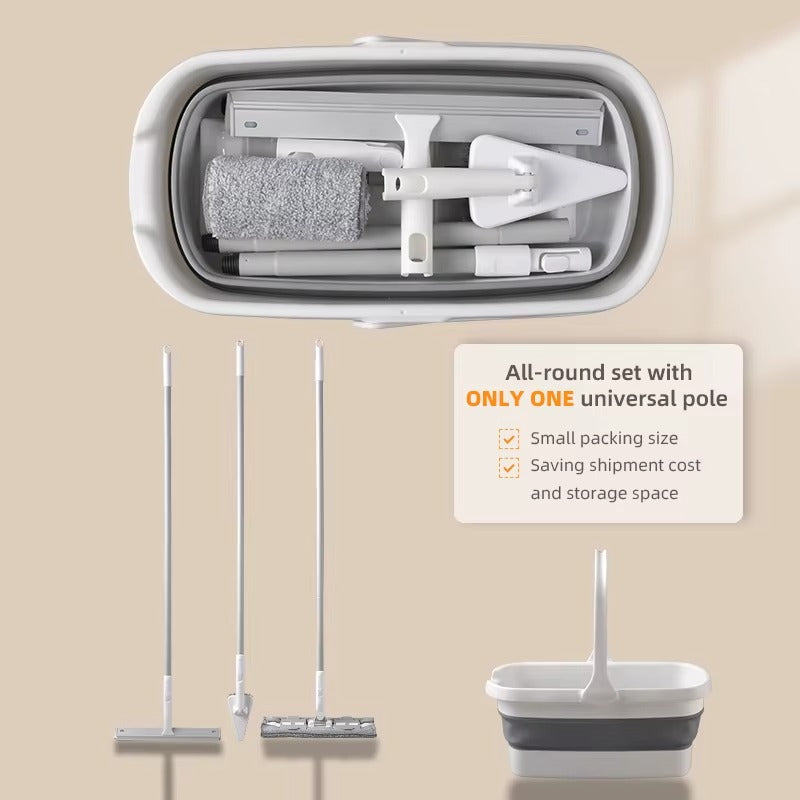 3 in 1 Flat Mop and Bucket