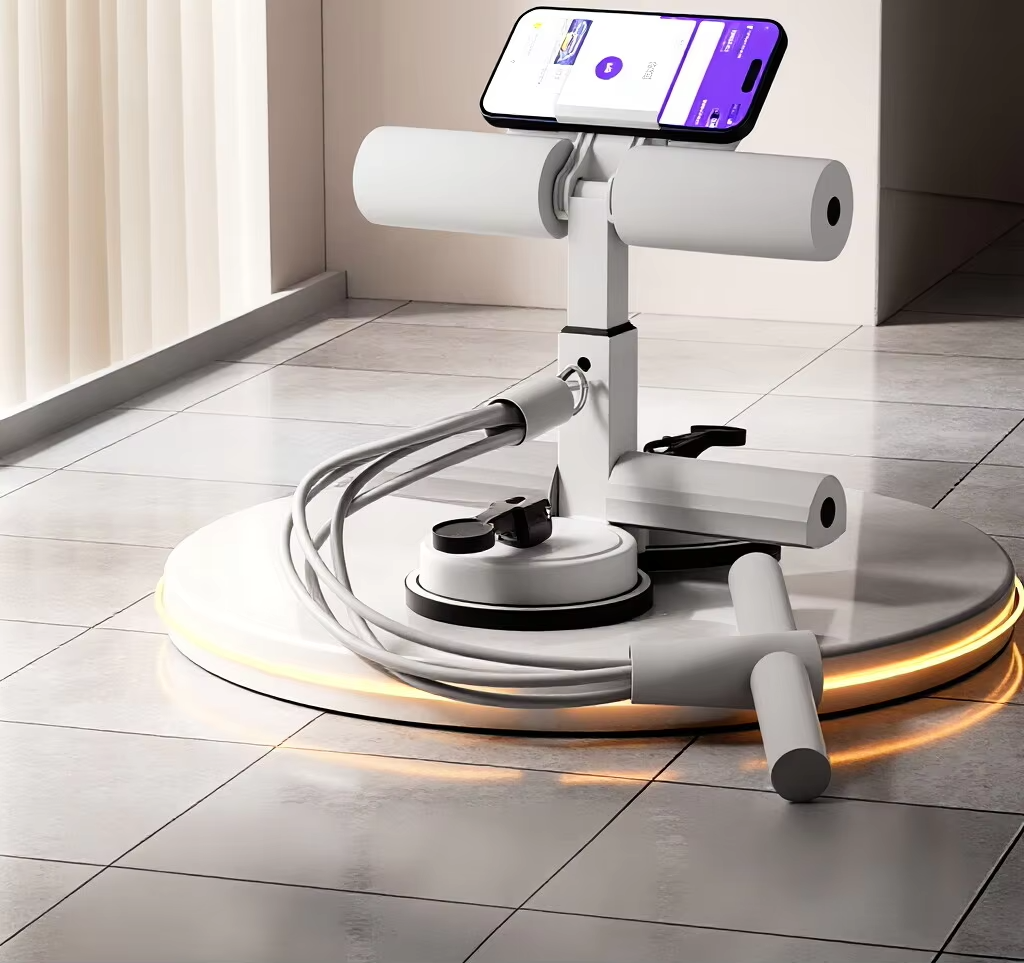 Dual Sunction Sit-Up Bar