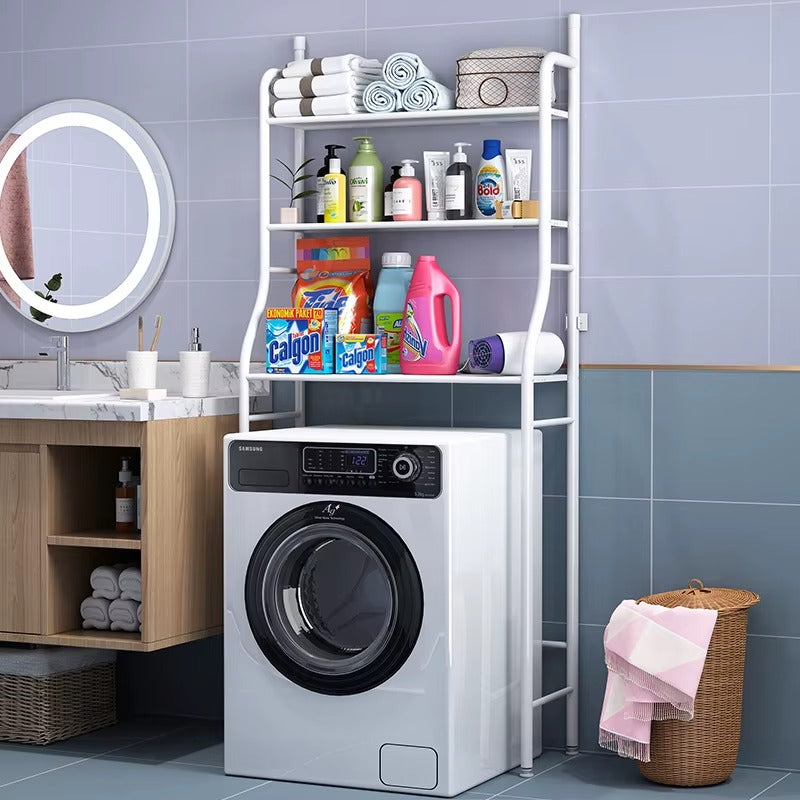Standing Rack Steel Toilet Shelf / Washing Machine