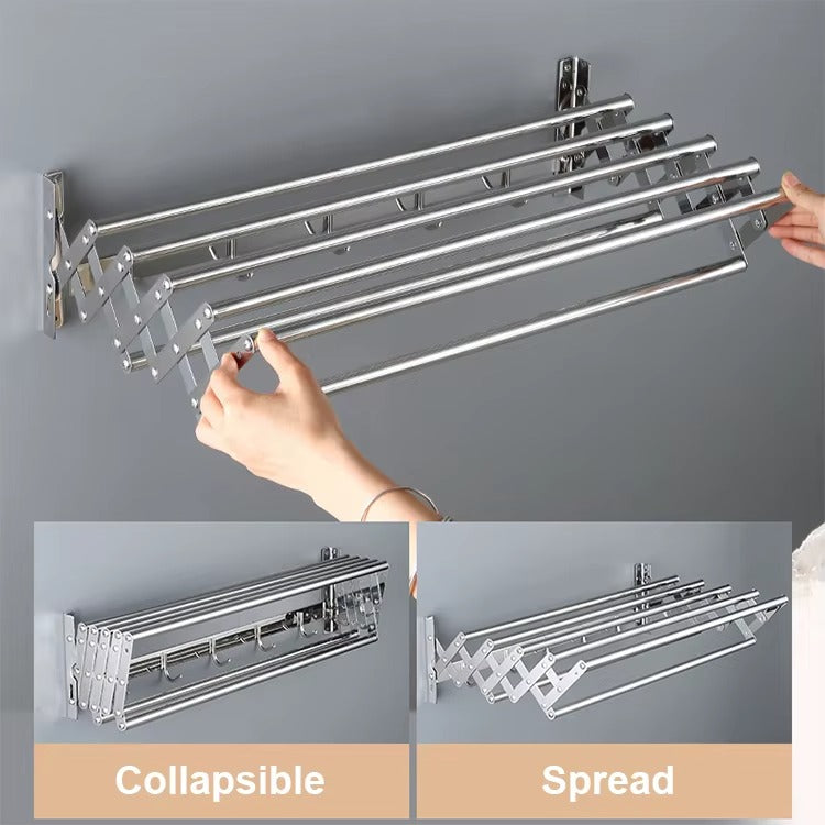 Wall Mounted Clothes Drying Rack