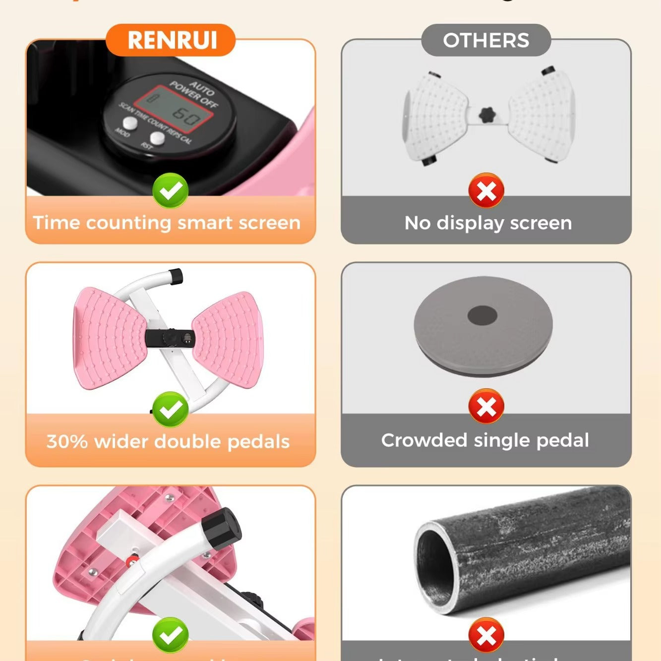 Silent Waist Twisting Machine