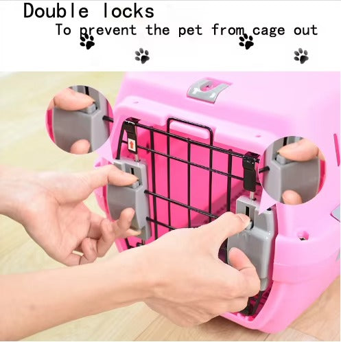 Pet Travel Carrier (2-Door Top-Load Hard-Sided )
