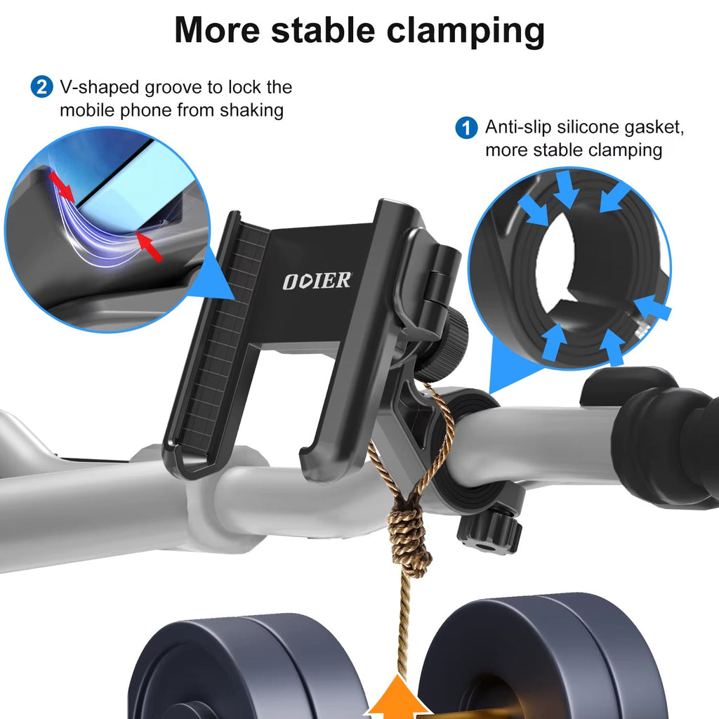 Motorcycle phone mount
