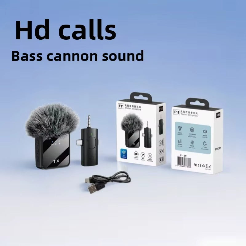 F11-2 F15 Wireless Lapel Microphone