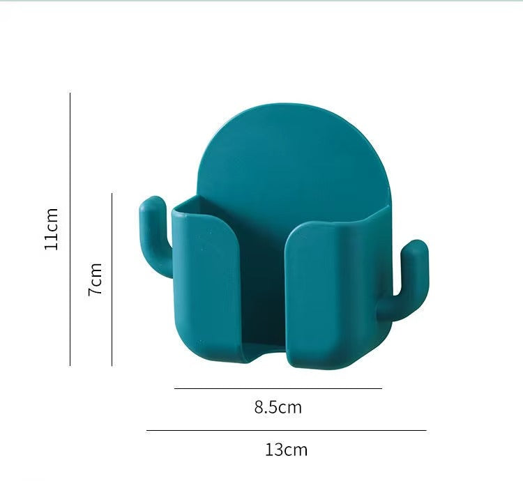 Wall Mount Plastic Phone Holder Stand