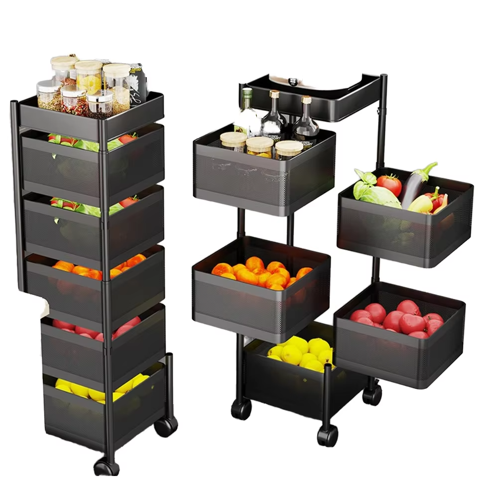 5-Layer Kitchen Trolley Storage Rack