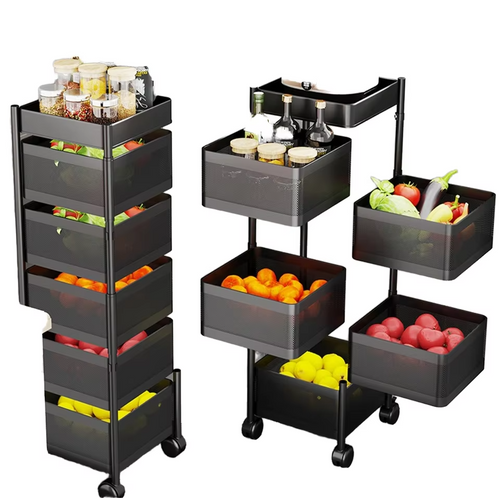 5-Layer Kitchen Trolley Storage Rack