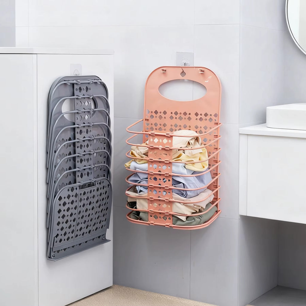 Collapsible Hanging Laundry Basket