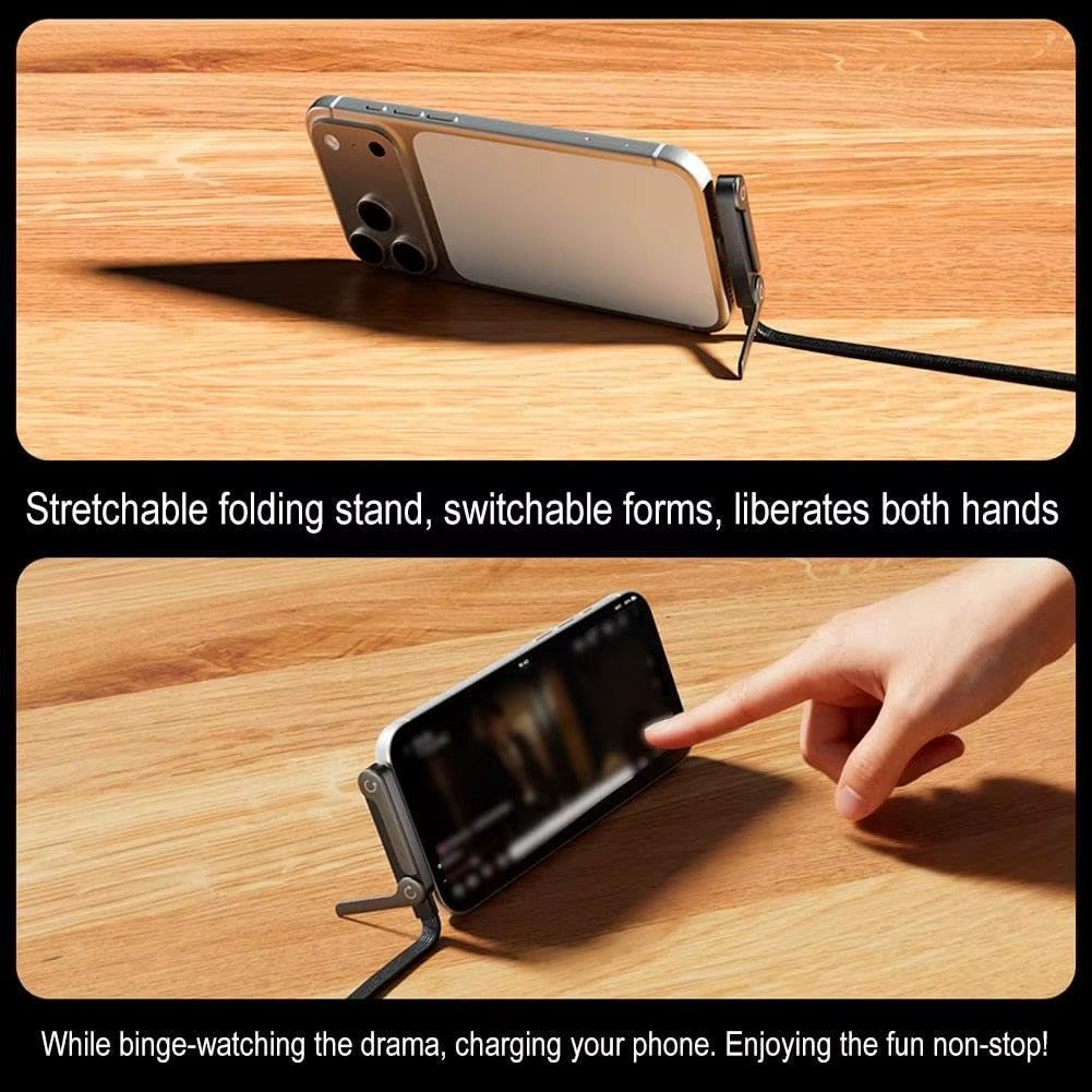 2in1 Invisible Stand Fast Charging Cable
