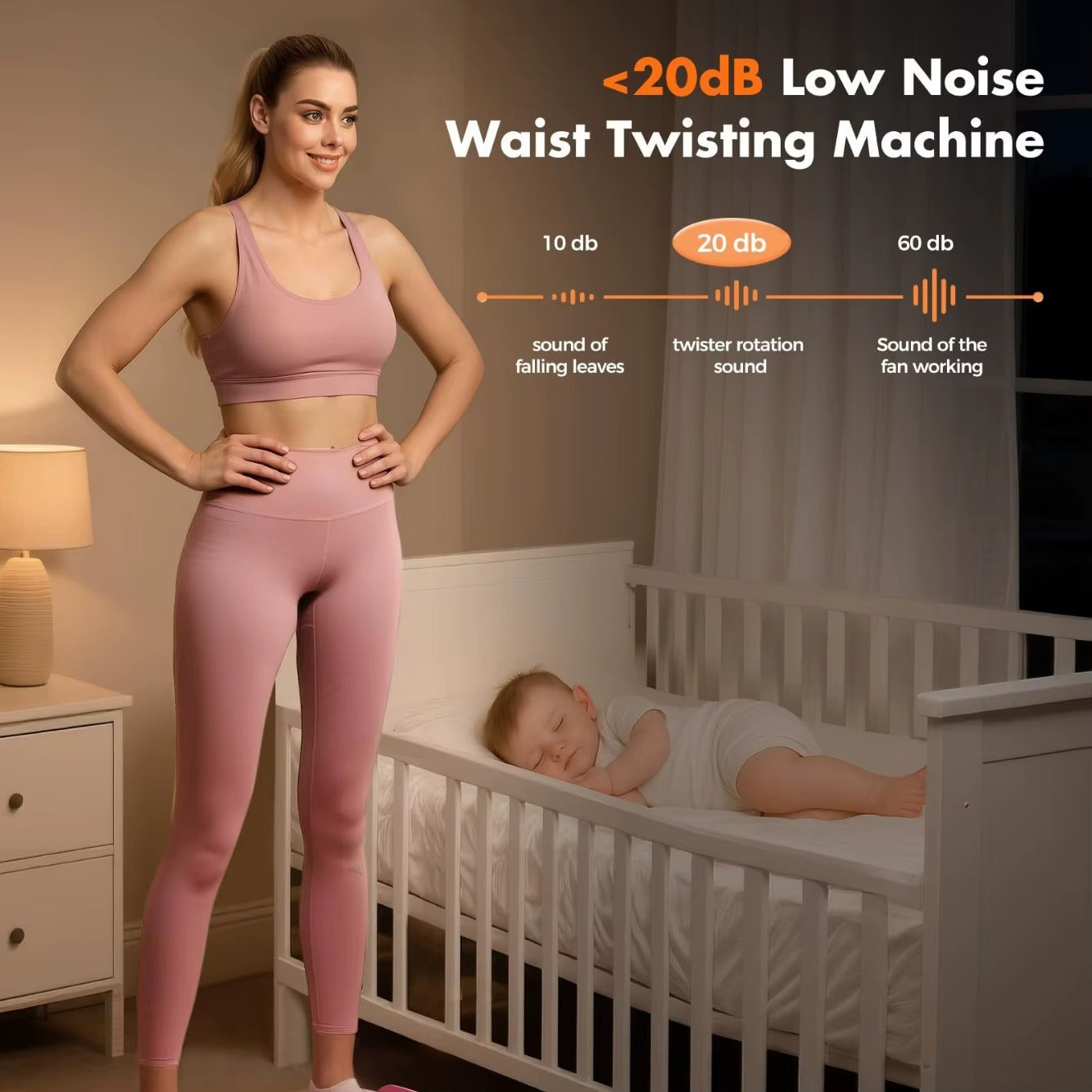 Silent Waist Twisting Machine