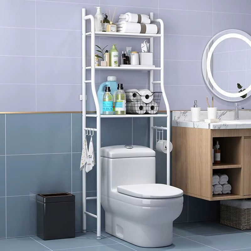 Standing Rack Steel Toilet Shelf / Washing Machine
