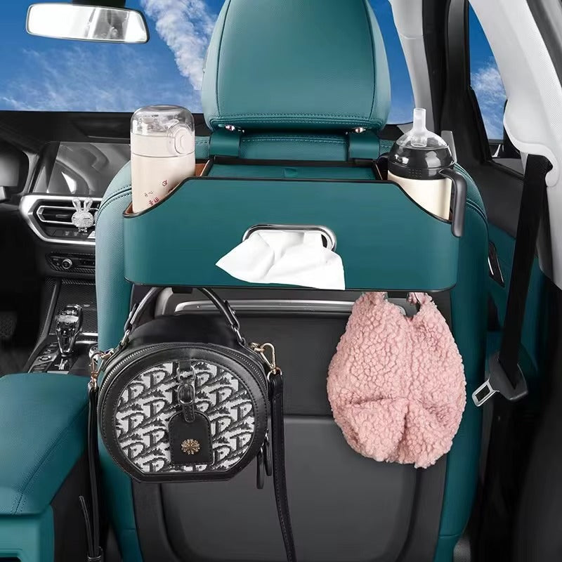 Car Backseat Organizers ( Drink Cup Holder With Tissue Storage Box )
