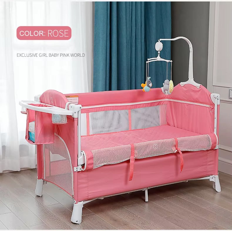 Double Layer Baby Crib