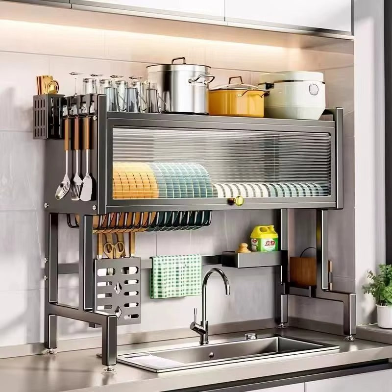 Over The Sink Dish Rack