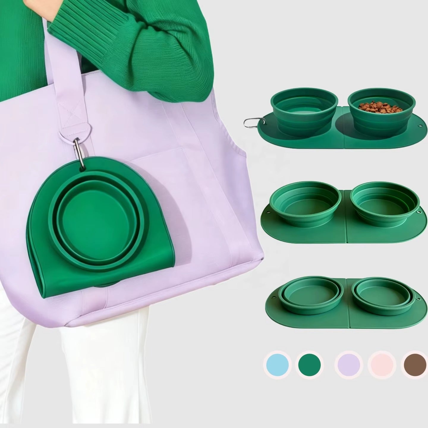 Foldable Travel Pet Bowl