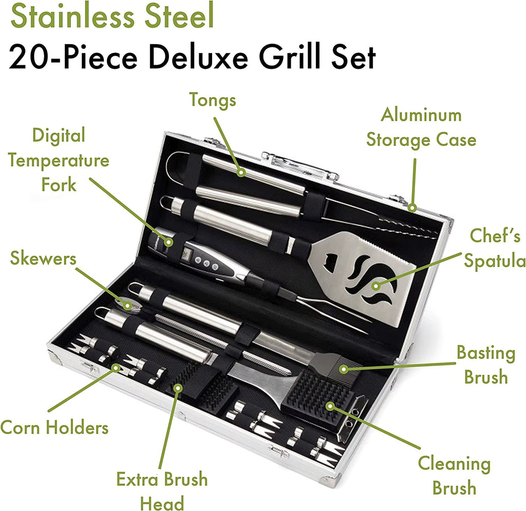 BBQ Tools Set (20-in-1)