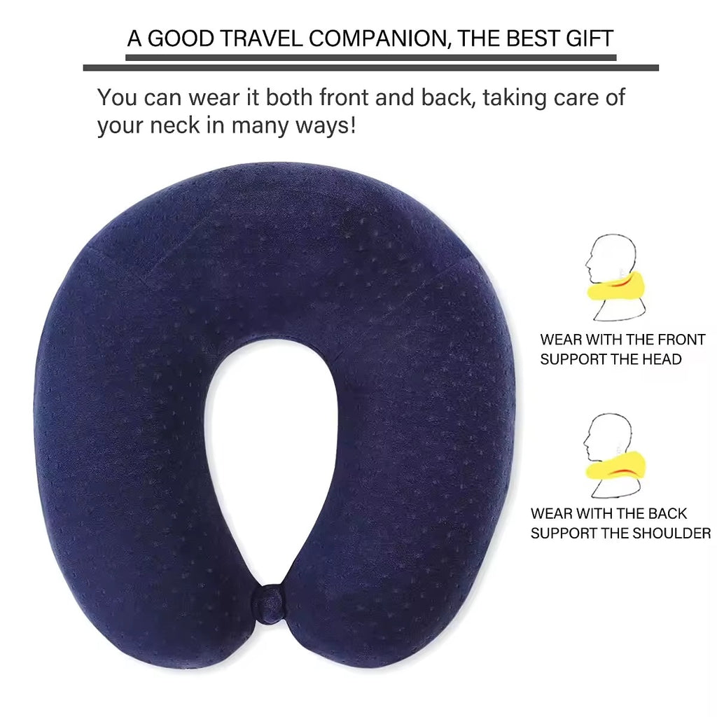 U Shaped Wearable Travel Pillow
