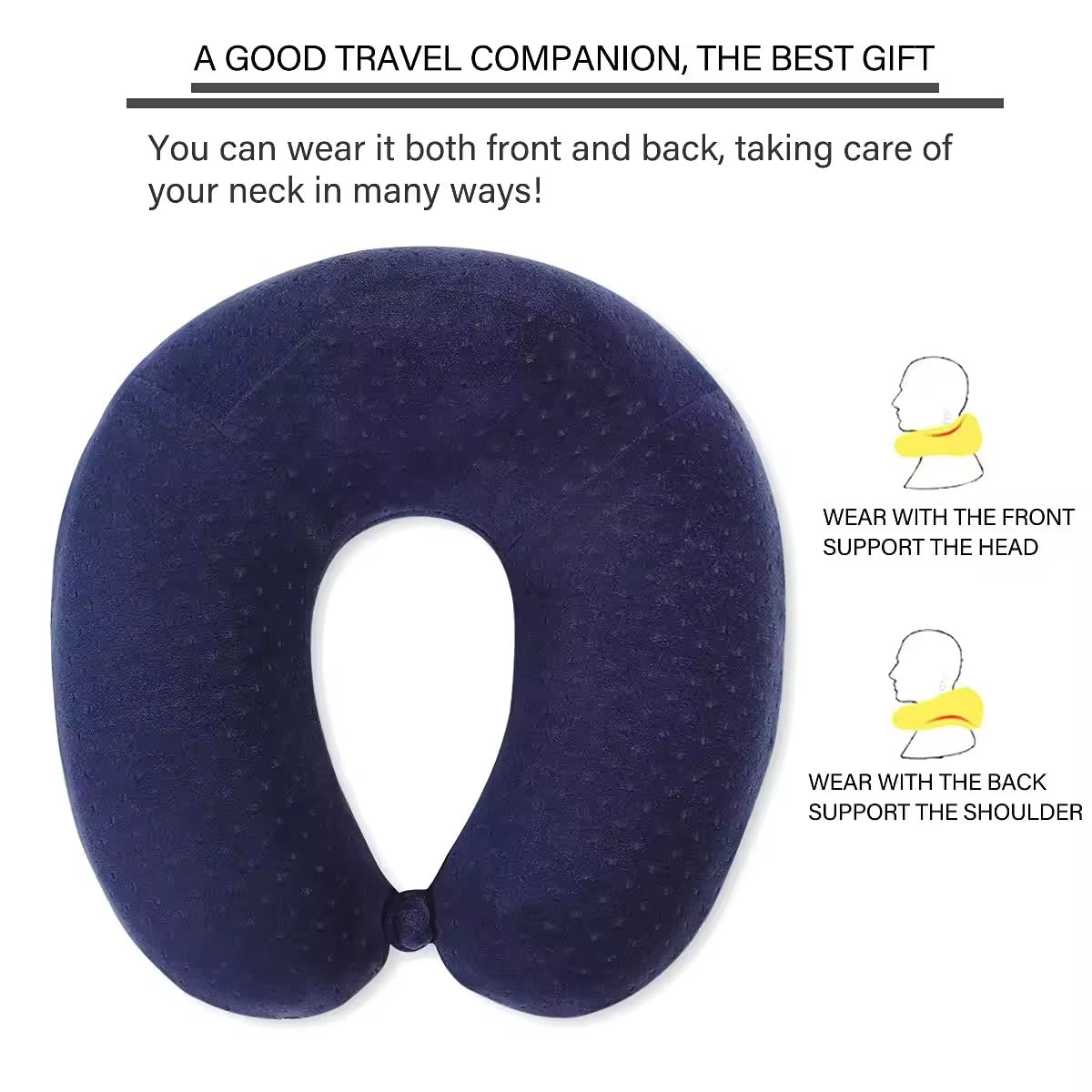 U Shaped Wearable Travel Pillow