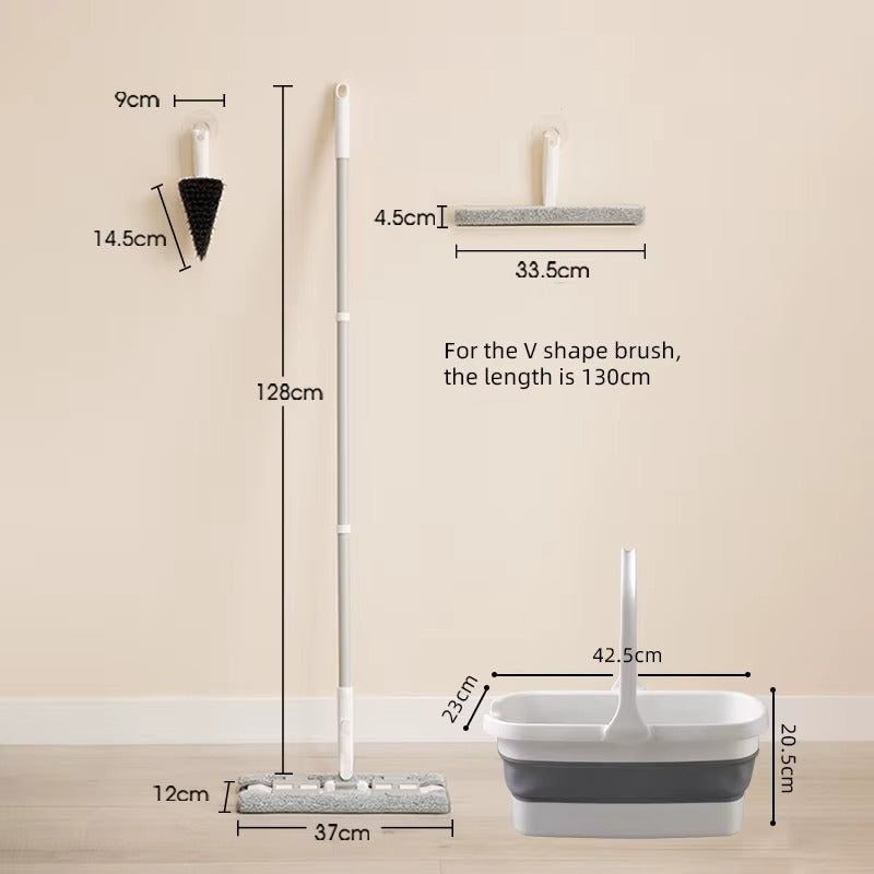 3 in 1 Flat Mop and Bucket