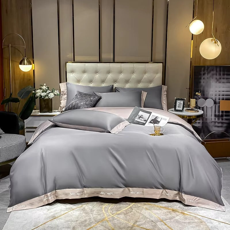 Satin Shiny Duvet Cover Set (6*6)