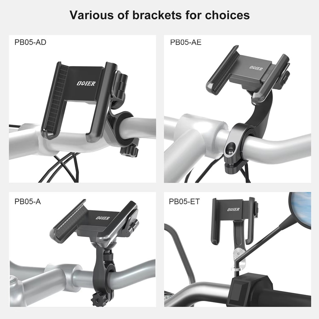 Motorcycle phone mount