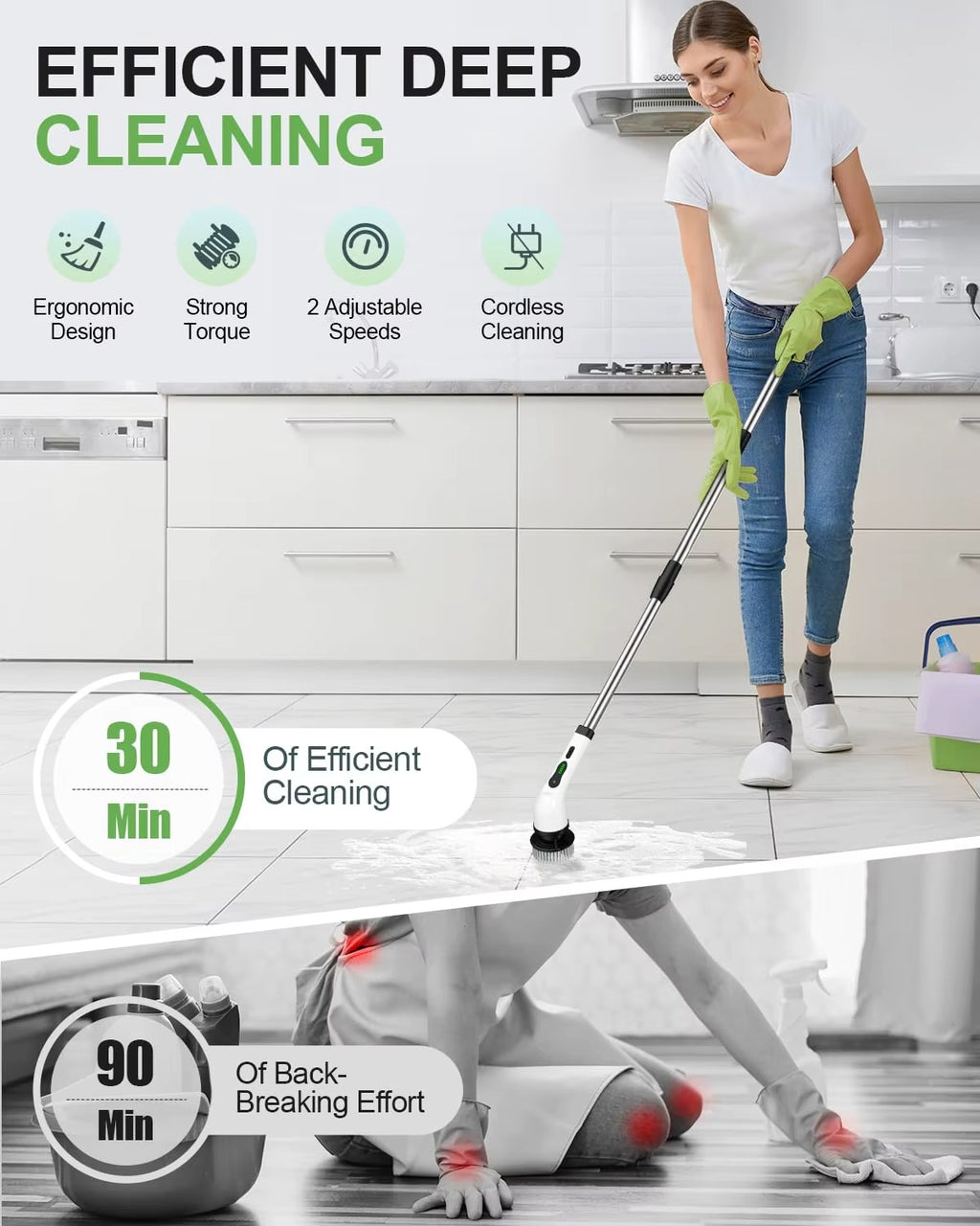 8in1 Electric Spin Scrubber