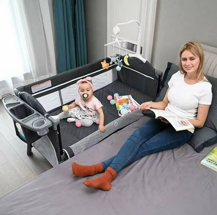 Double Layer Baby Crib