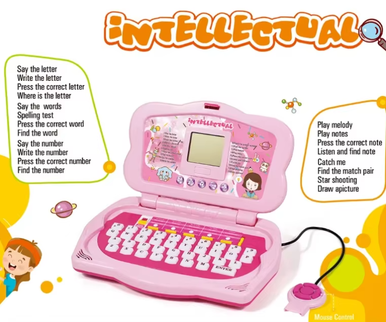 Educational Kids Plastic Laptop