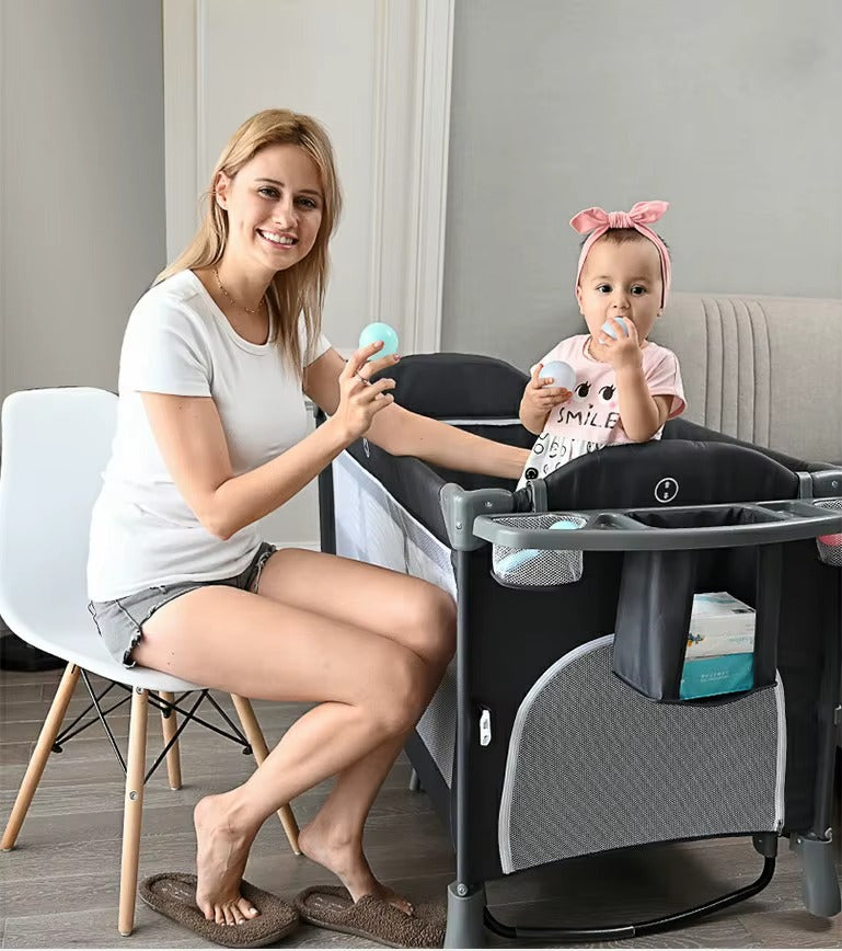 Double Layer Baby Crib