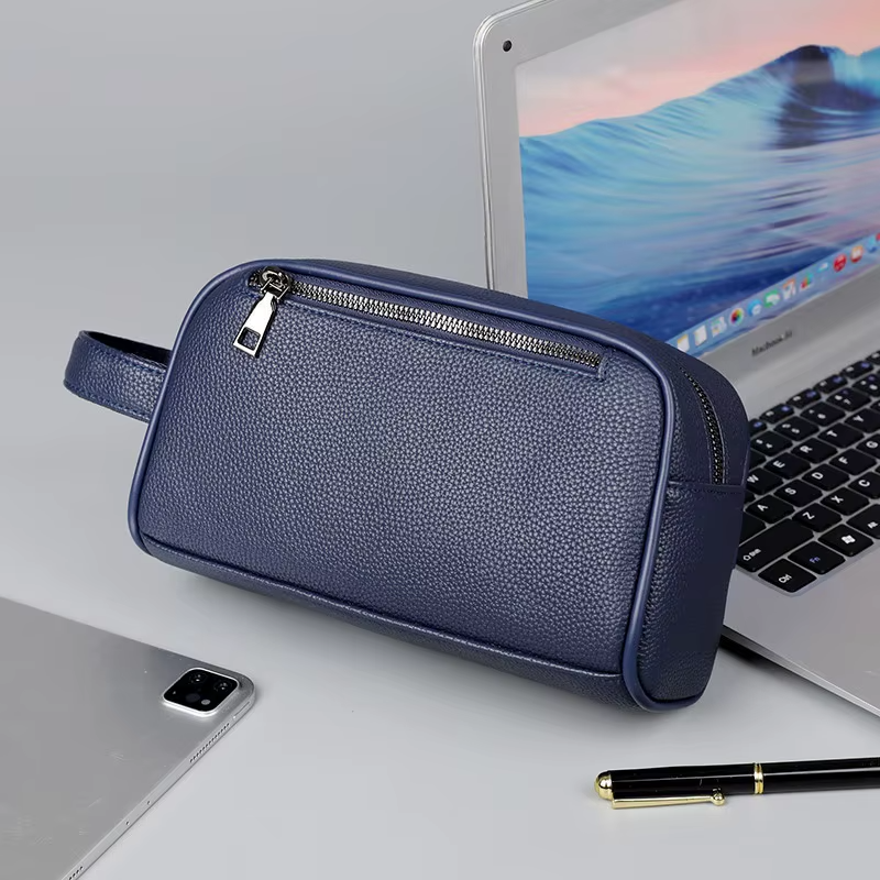 Leather Toiletries Bag for Men